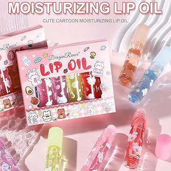 pack of 6 Lip Oil for winters Glossy lips