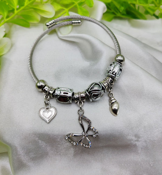 1 Piece Imported Stunning Pandora Butterfly Charm Bracelet