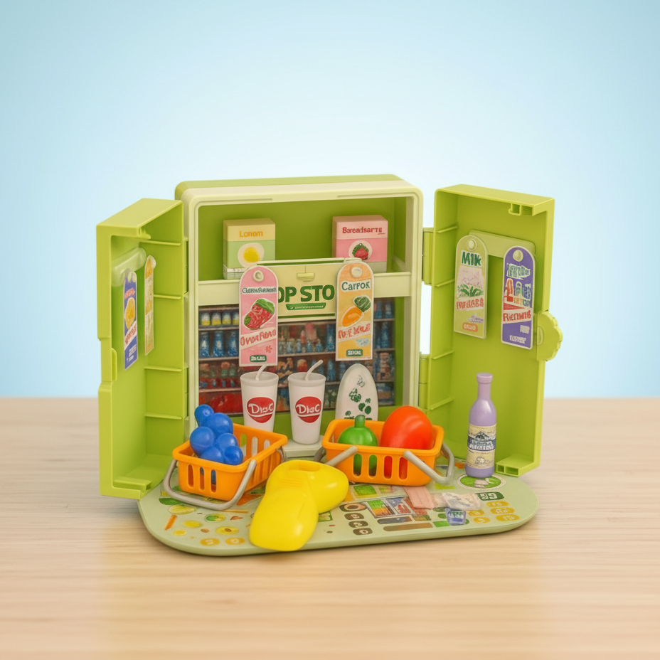 2In1 Backpack Kitchen Set 36 Pcs With Complete Mini Kitchen Accessories For Kids