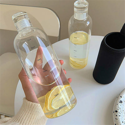 Transparent Gym Water Bottle
